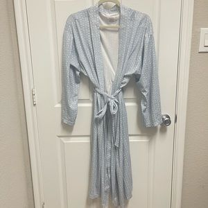 Lila & Hayes Blue and White Robe